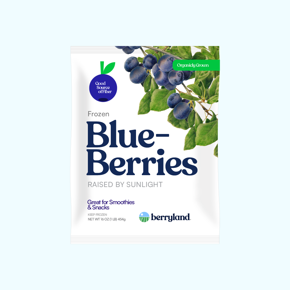 berryland Frozen Blueberries pack